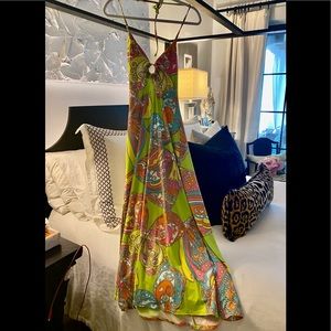 Trina Turk halter maxi dress